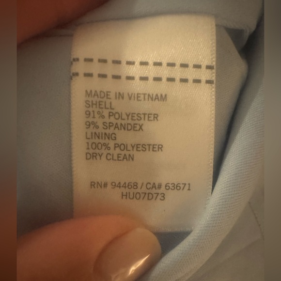 NWT Laundry By Shelli Segal One-Shoulder Sky Blue Dress - Picture 9 of 9